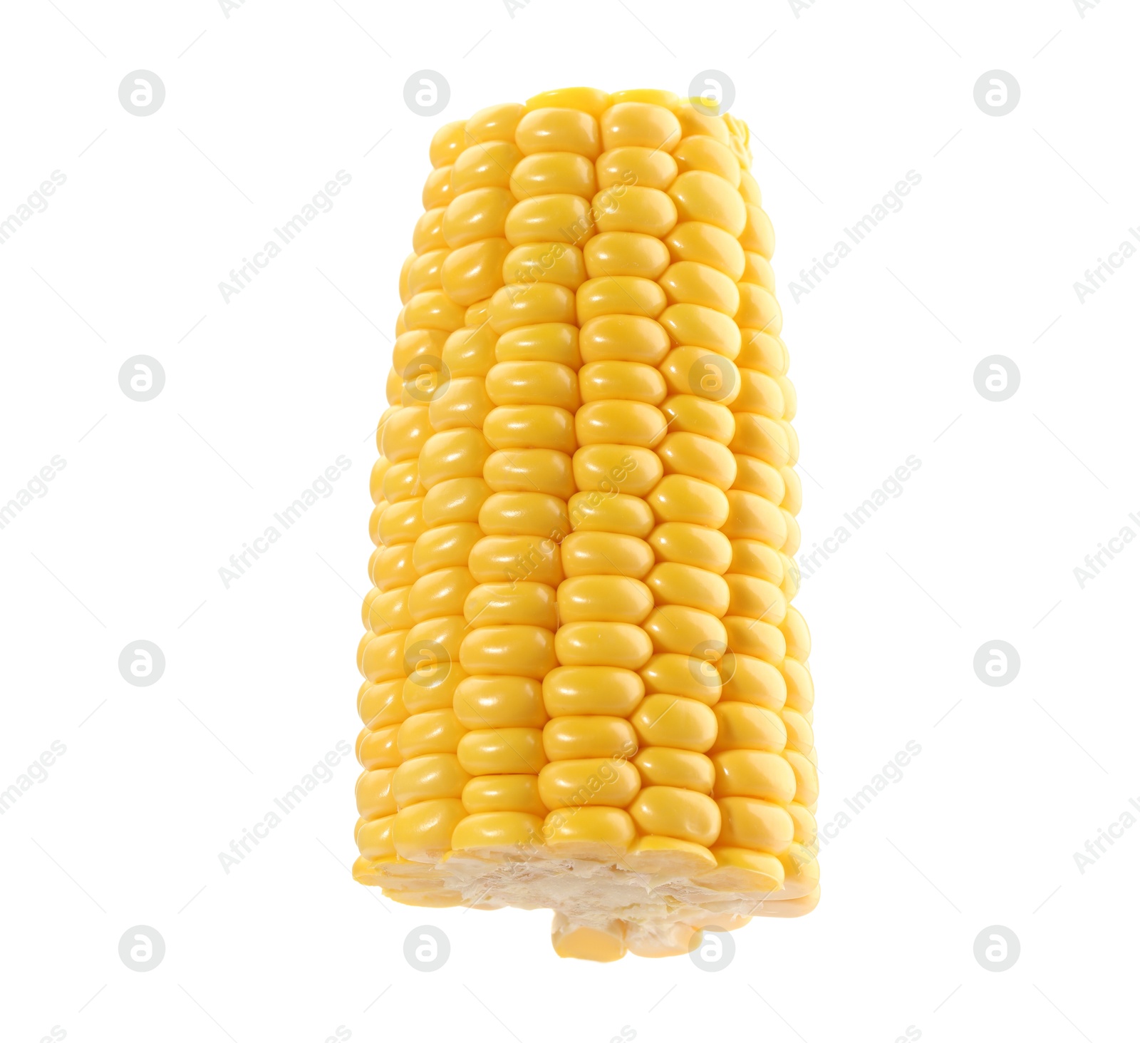 Photo of Piece of fresh corncob isolated on white