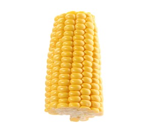 Photo of Piece of fresh corncob isolated on white