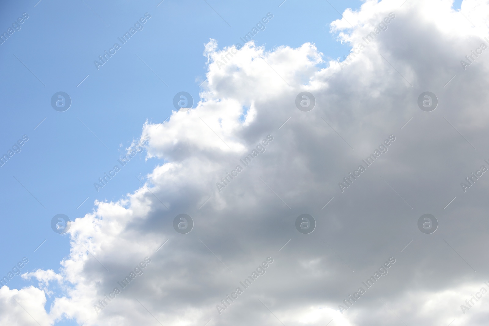 Photo of Picturesque view of blue sky with fluffy clouds