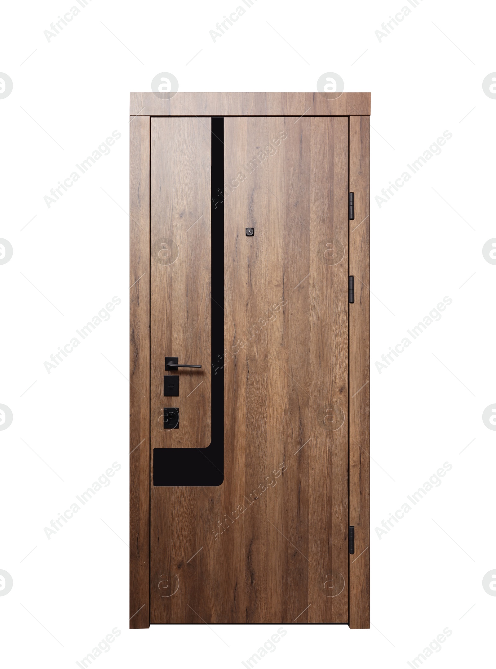 Photo of Group of different modern doors in store