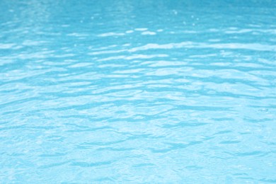 Photo of Clear water in outdoor swimming pool on sunny day