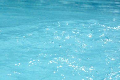 Photo of Clear water in outdoor swimming pool on sunny day