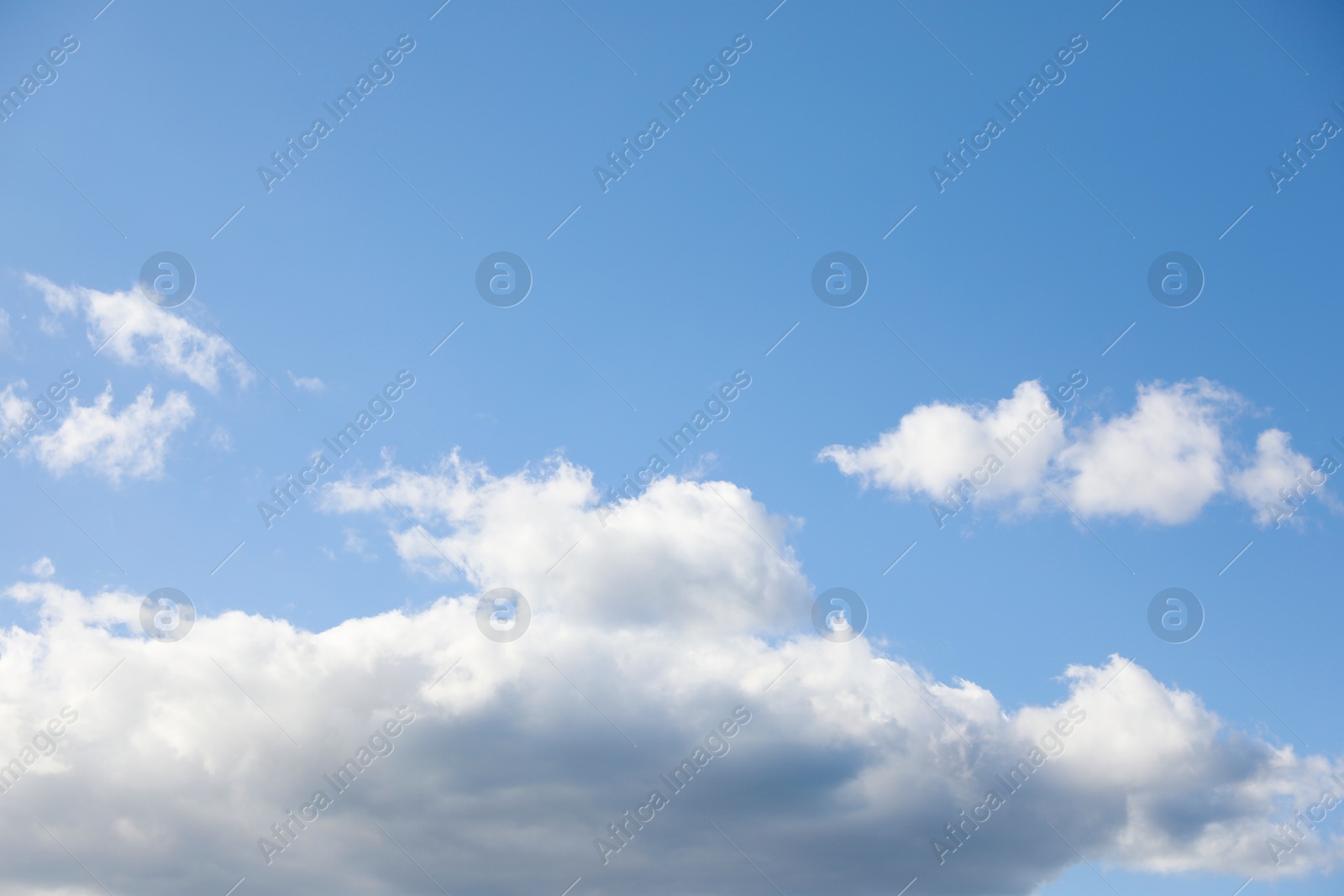 Photo of Picturesque view of blue sky with fluffy clouds