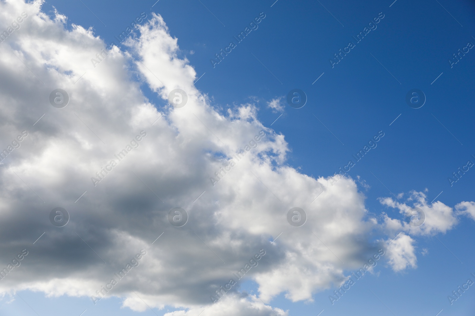 Photo of Picturesque view of blue sky with fluffy clouds