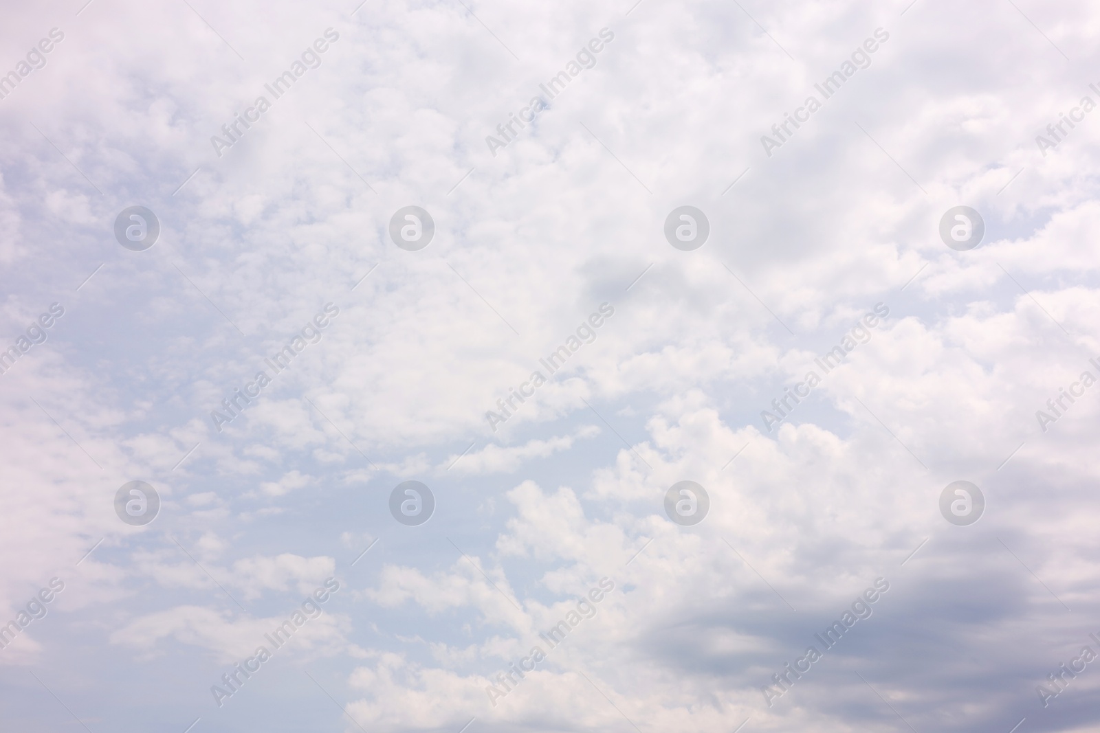 Photo of Beautiful view of blue sky with fluffy clouds