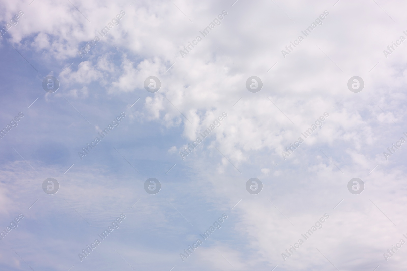 Photo of Beautiful view of blue sky with fluffy clouds