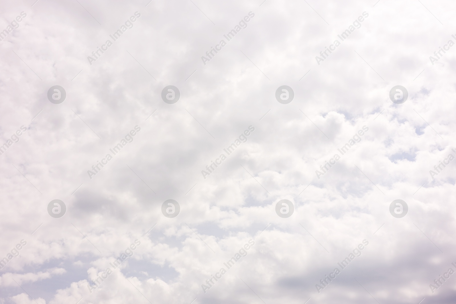 Photo of Beautiful view of blue sky with fluffy clouds