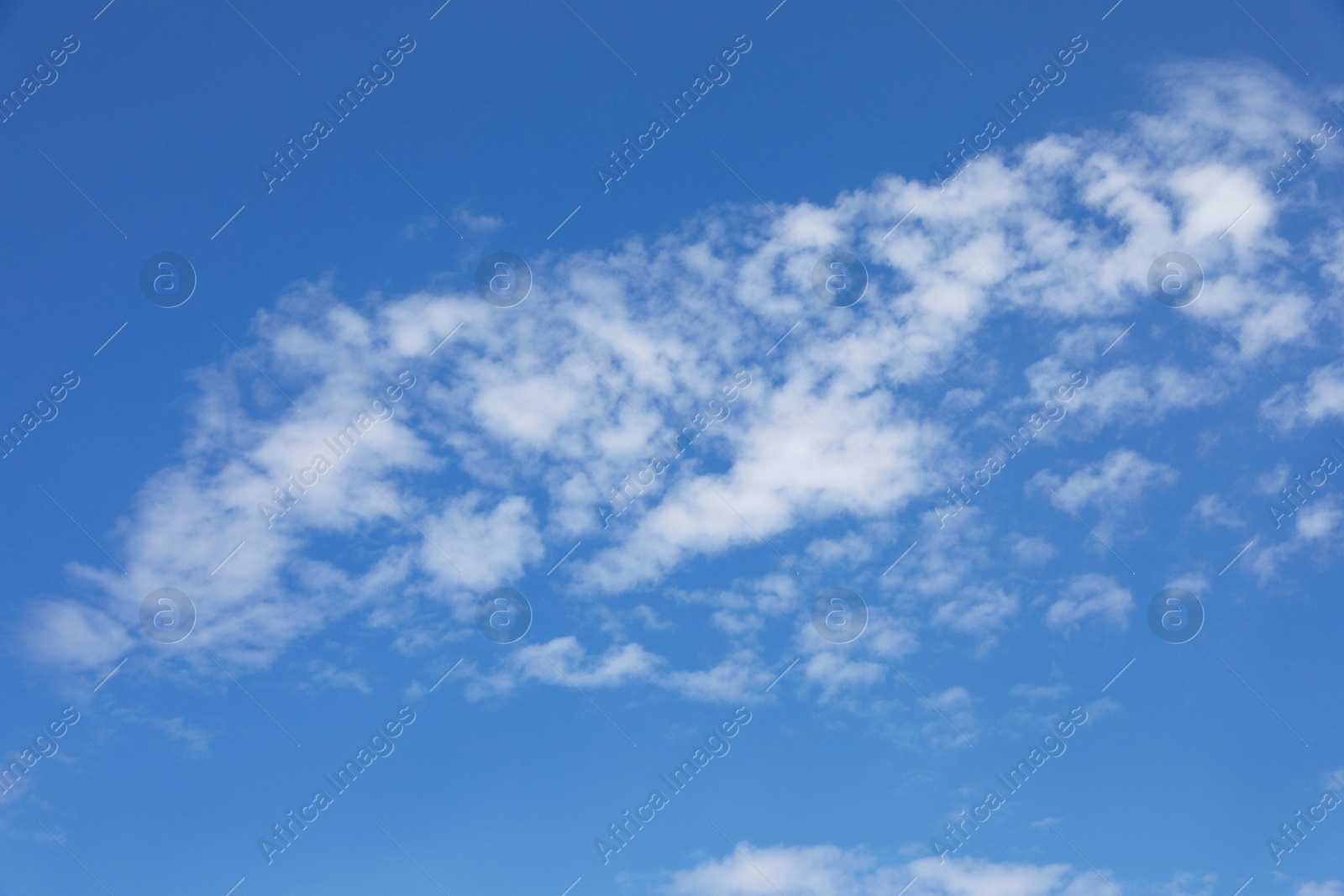 Photo of Beautiful view of blue sky with fluffy clouds