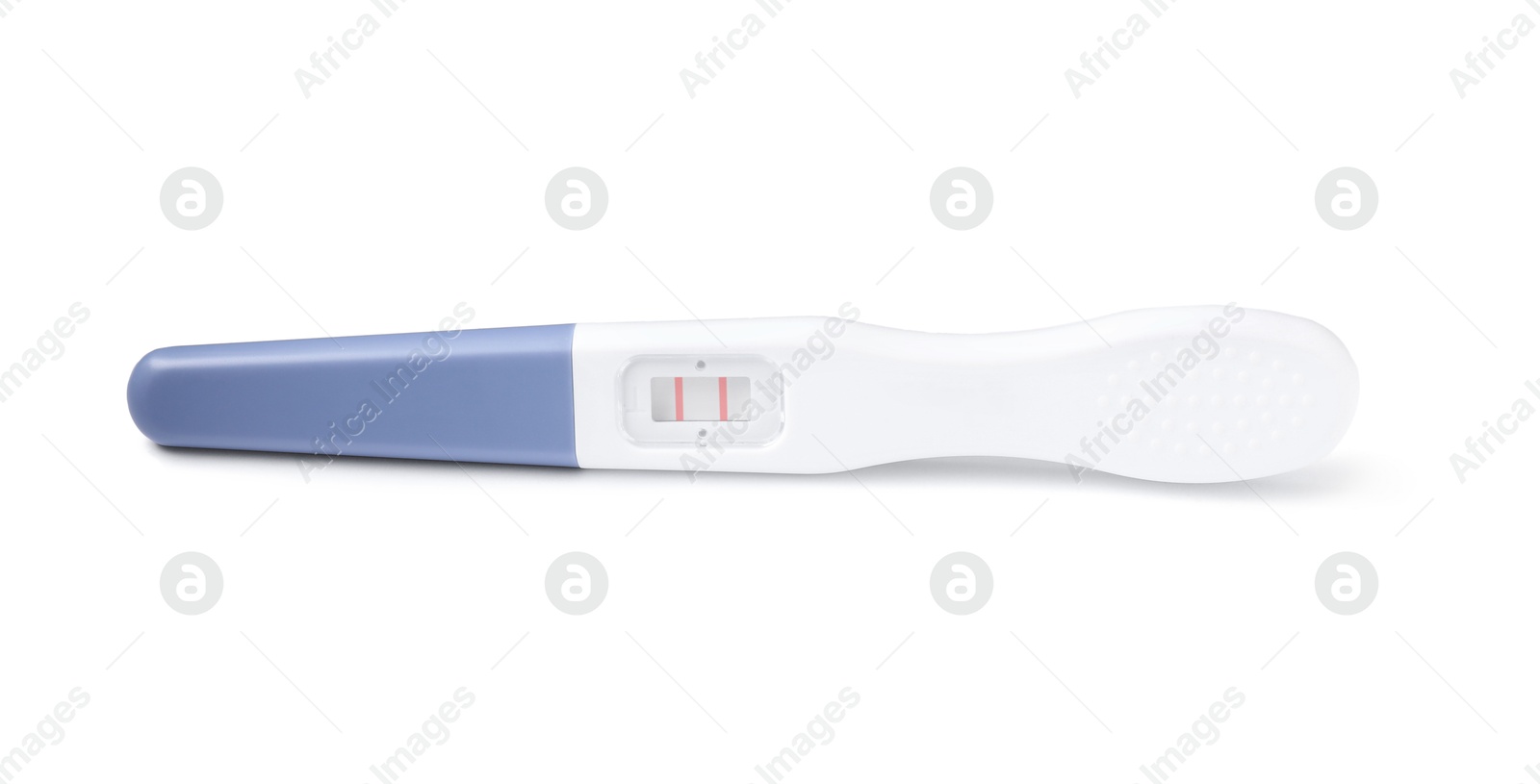 Photo of One plastic pregnancy test isolated on white