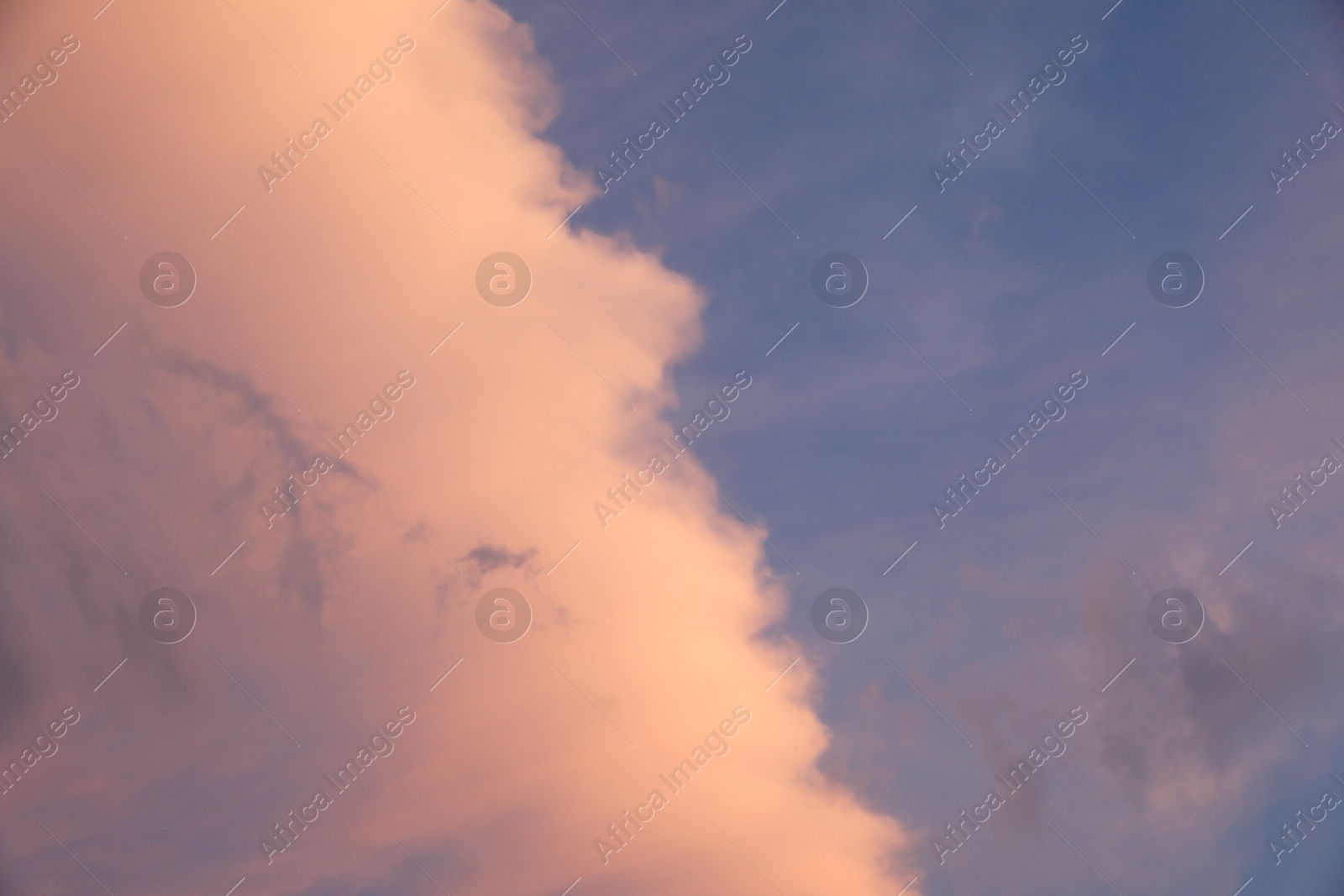 Photo of Beautiful view of blue sky with fluffy clouds