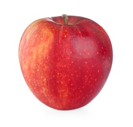 Photo of One fresh red apple isolated on white