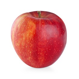 Photo of One fresh red apple isolated on white