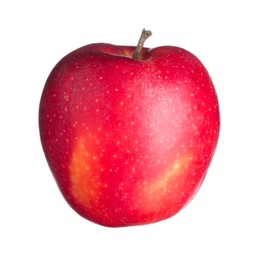 Photo of One fresh red apple isolated on white