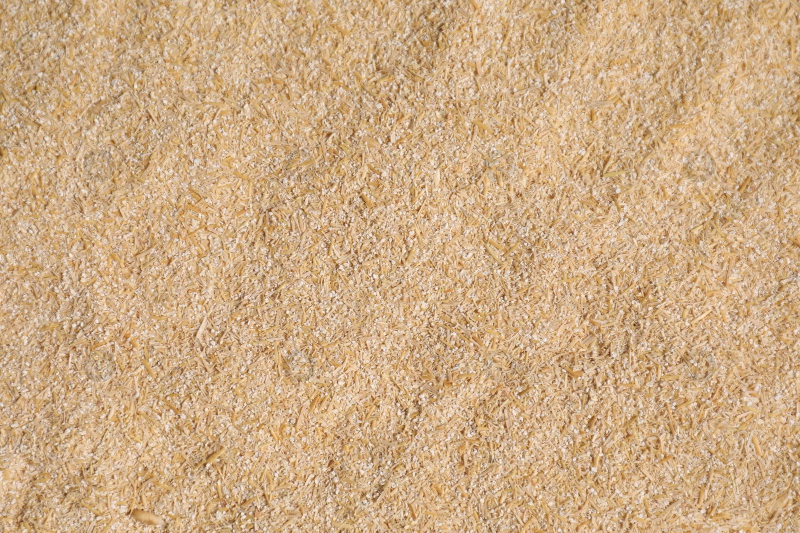 Photo of Pile of oat bran as background, top view