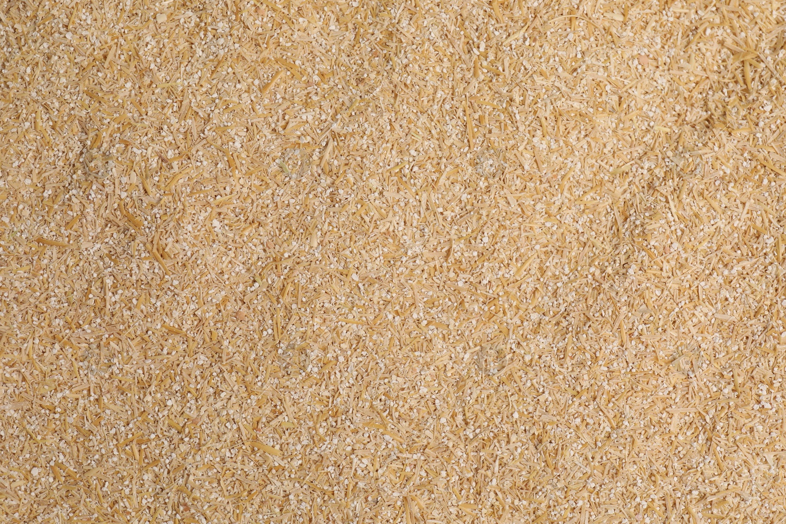 Photo of Pile of oat bran as background, top view