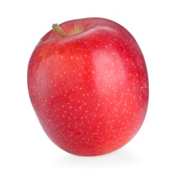 Photo of One fresh red apple isolated on white