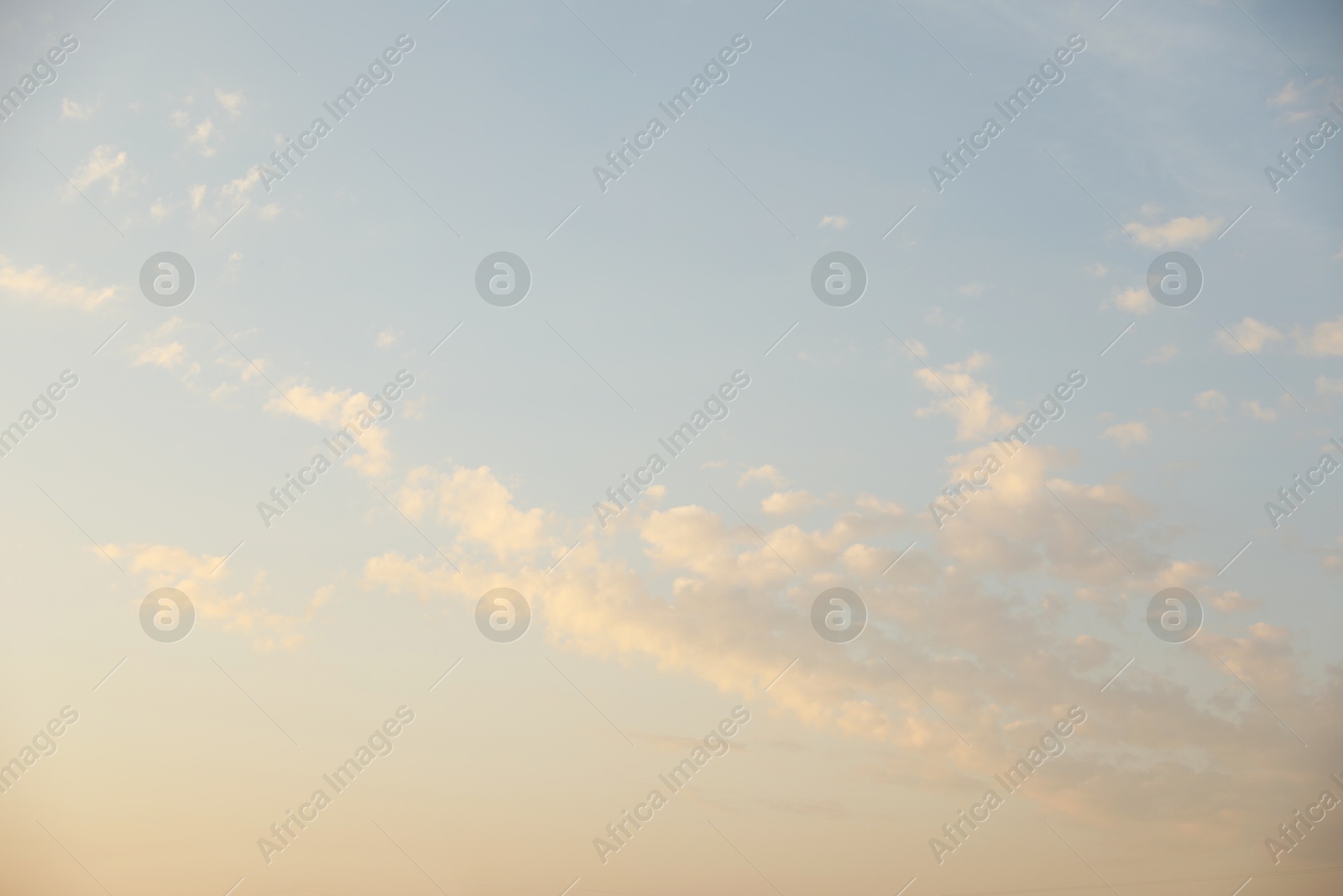 Photo of Picturesque view of blue sky with fluffy clouds