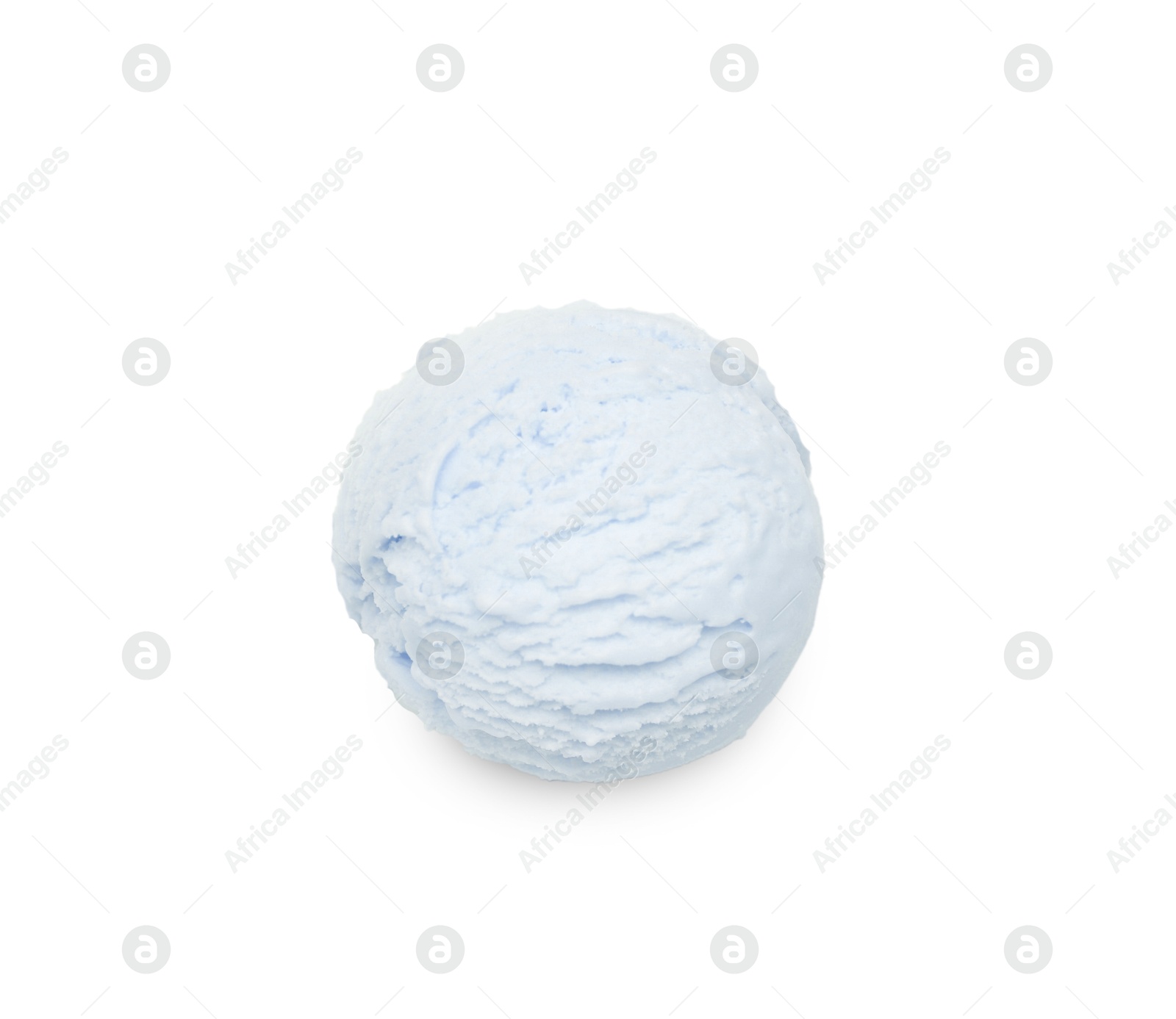 Image of Scoop of yummy ice cream isolated on white