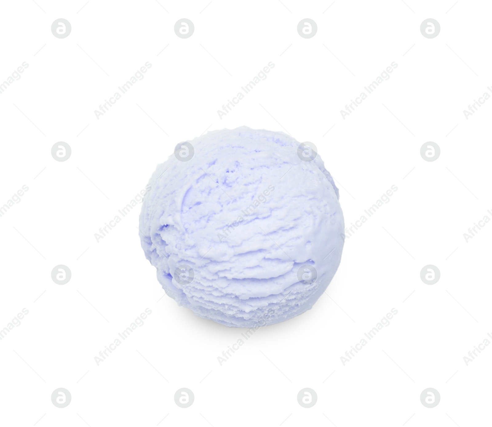 Image of Scoop of yummy ice cream isolated on white