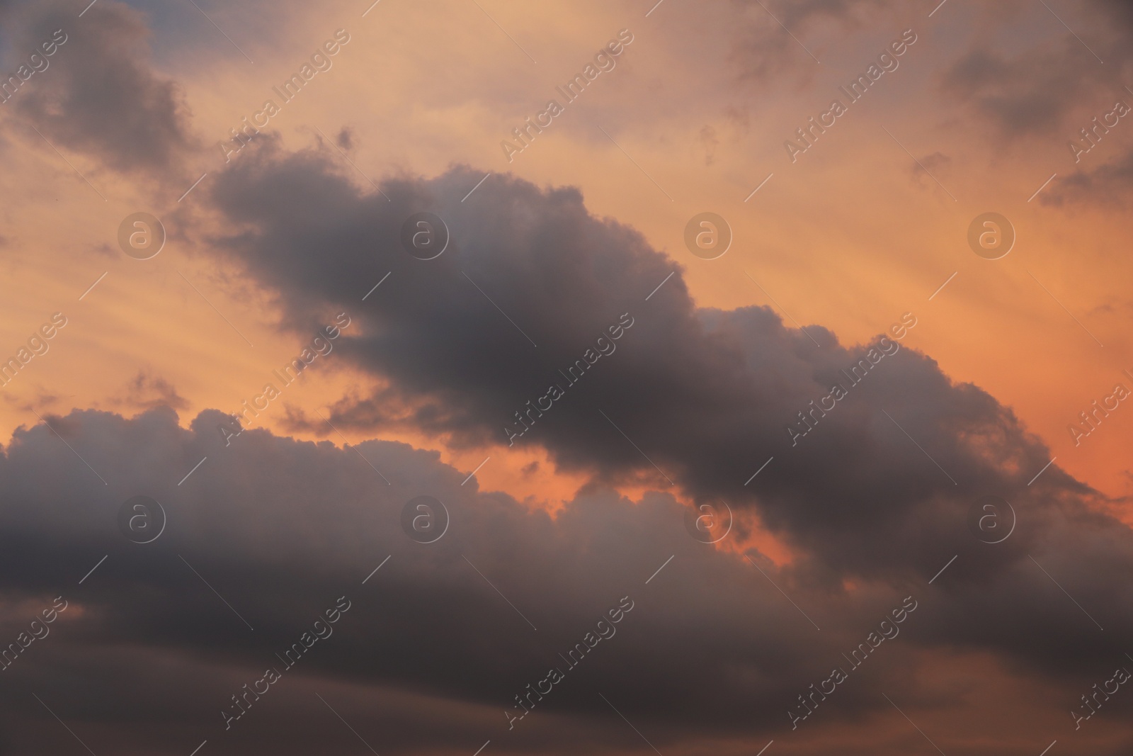 Photo of Beautiful view of blue sky with fluffy clouds