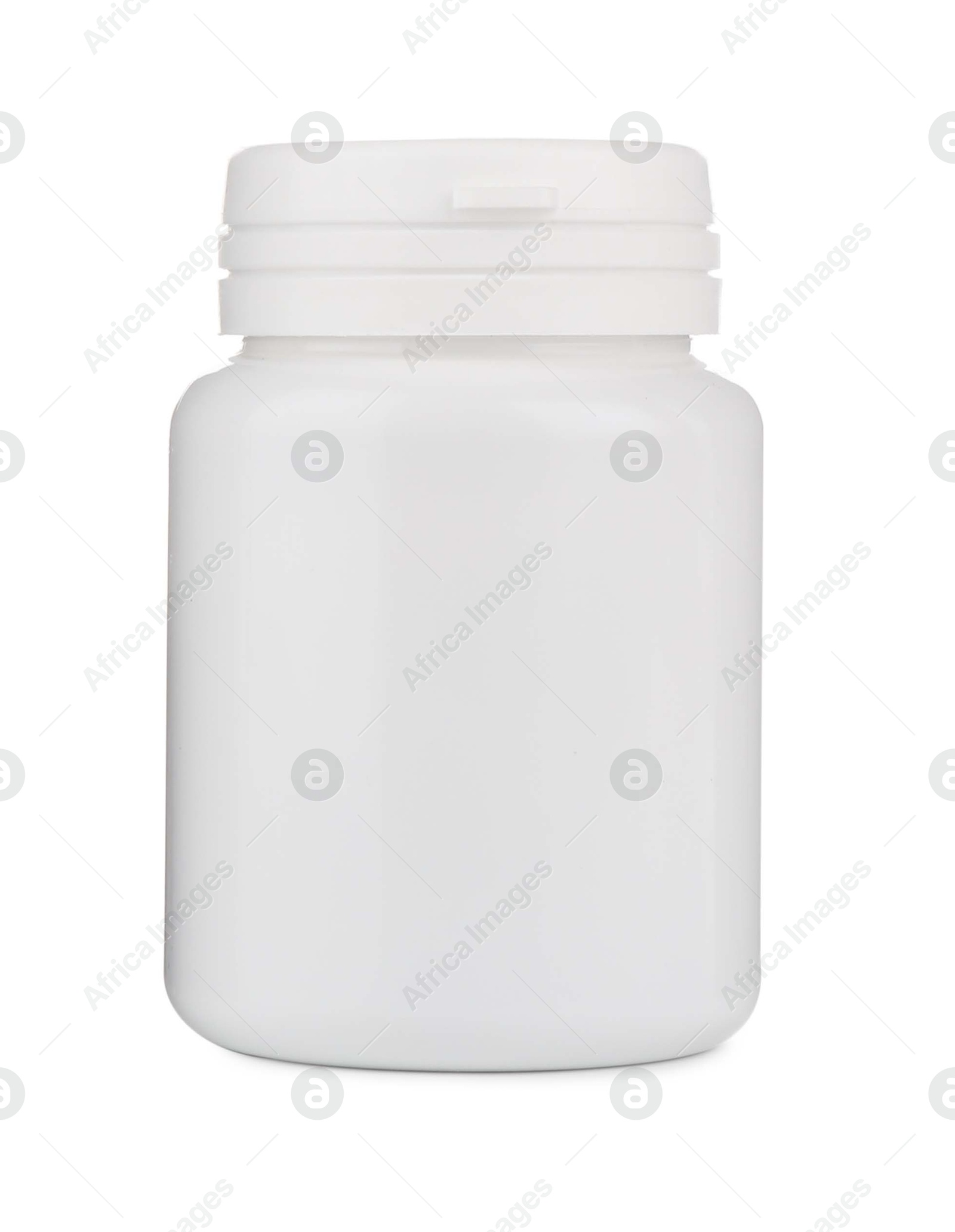 Photo of Medical bottle with pills isolated on white