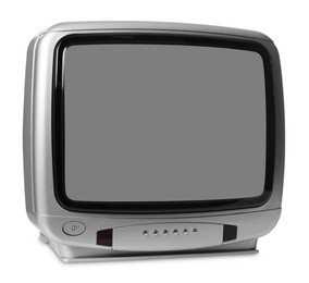 Photo of One retro tv set isolated on white