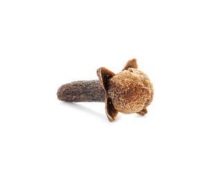 Aromatic spice. Dry clove bud isolated on white