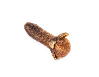 Aromatic spice. Dry clove bud isolated on white