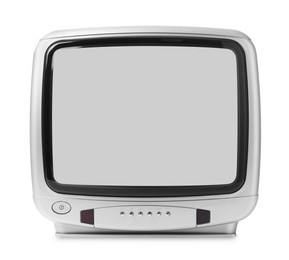 Photo of One retro tv set isolated on white