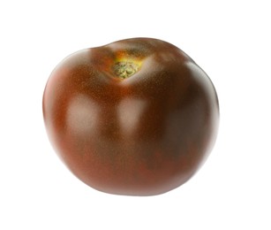 Photo of One fresh ripe tomato isolated on white