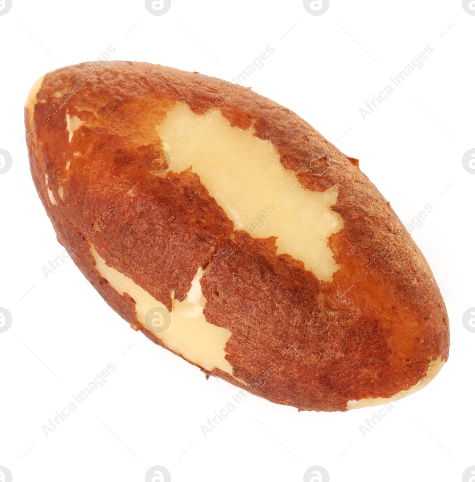 Photo of One tasty Brazil nut isolated on white