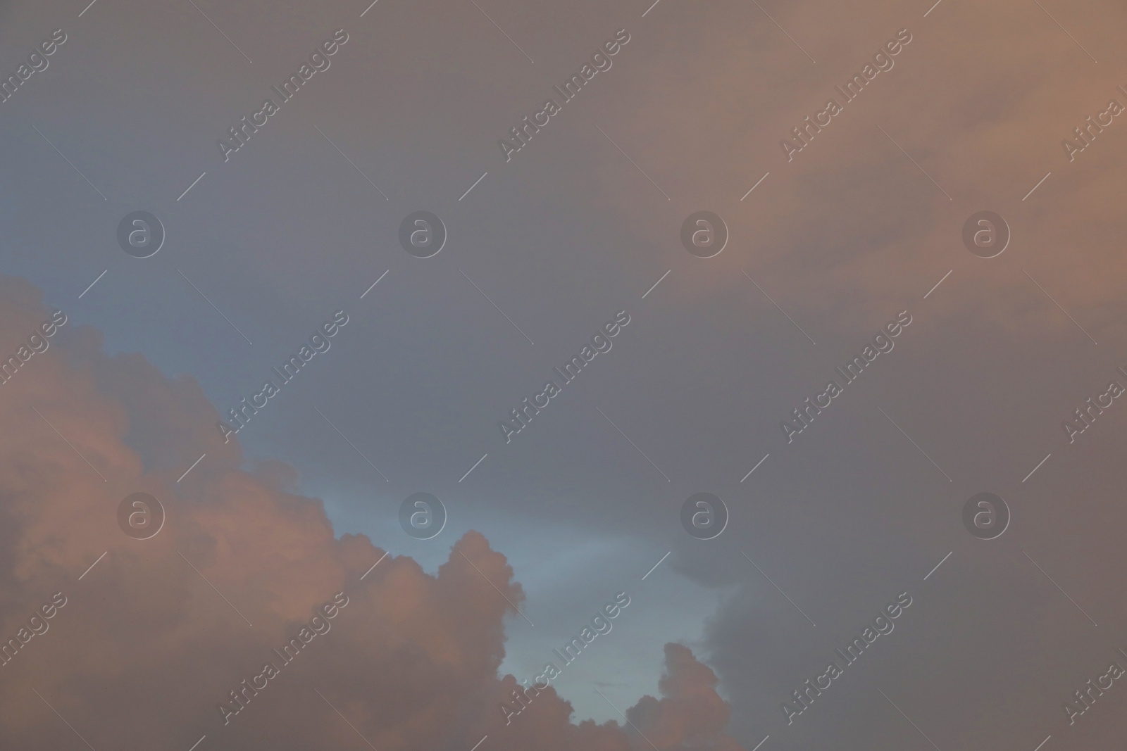 Photo of Picturesque view of blue sky with fluffy clouds