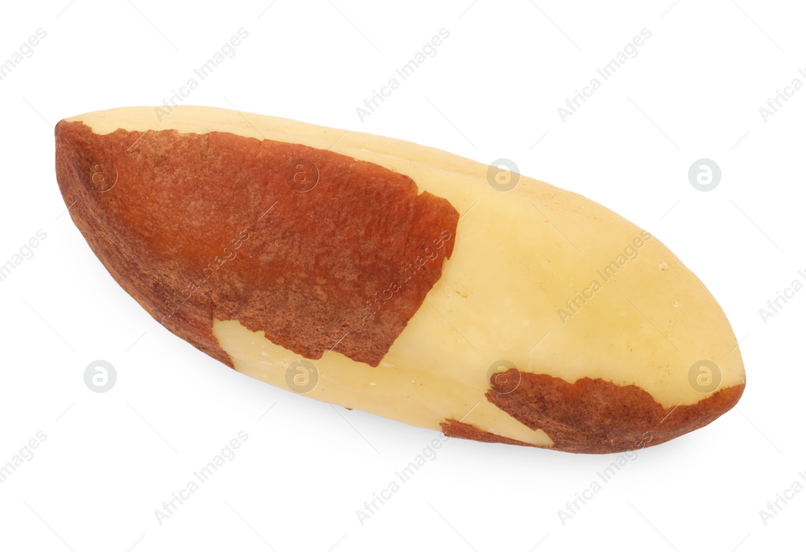 Photo of One tasty Brazil nut isolated on white