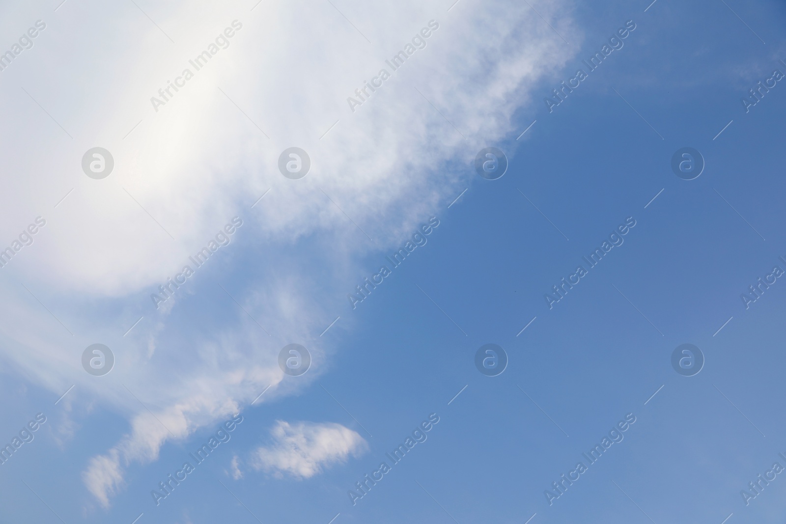 Photo of Picturesque view of blue sky with fluffy clouds