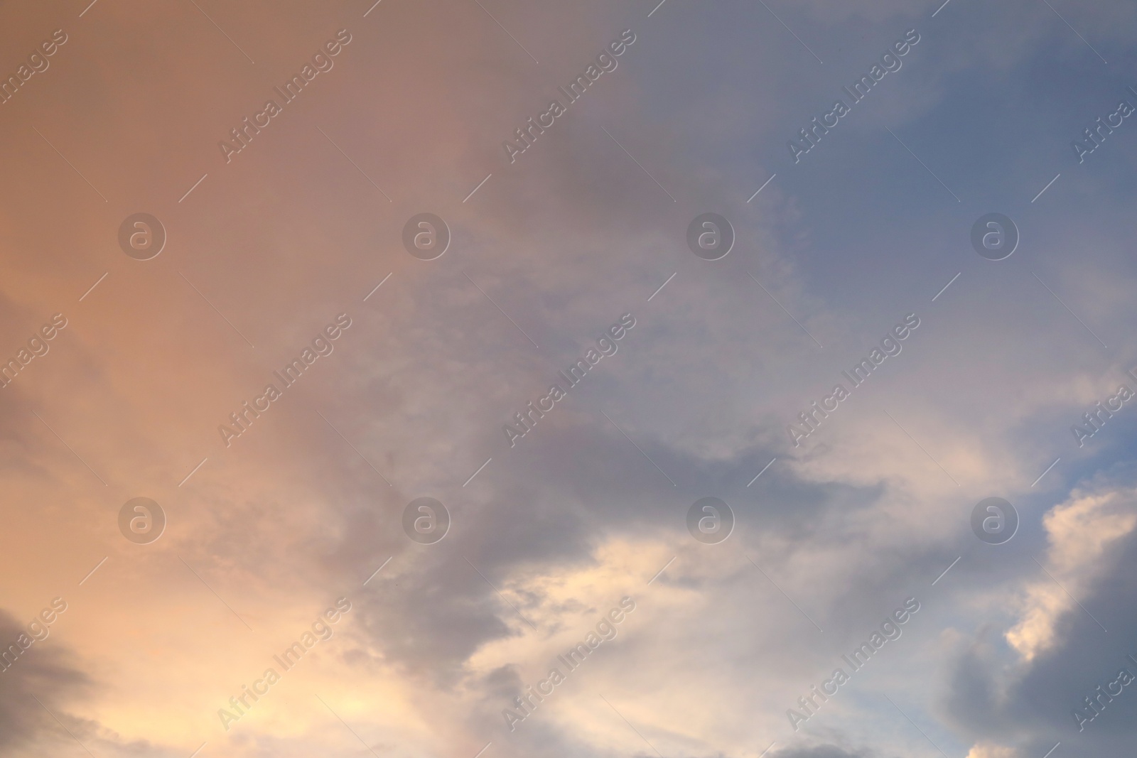 Photo of Picturesque view of blue sky with fluffy clouds