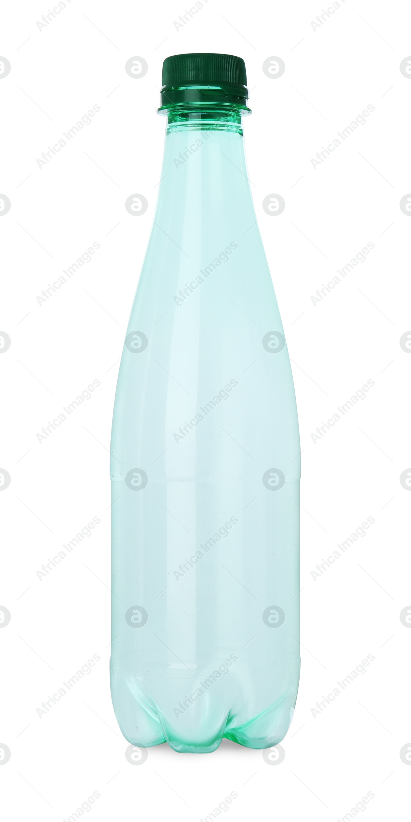 Photo of Plastic bottle of water isolated on white