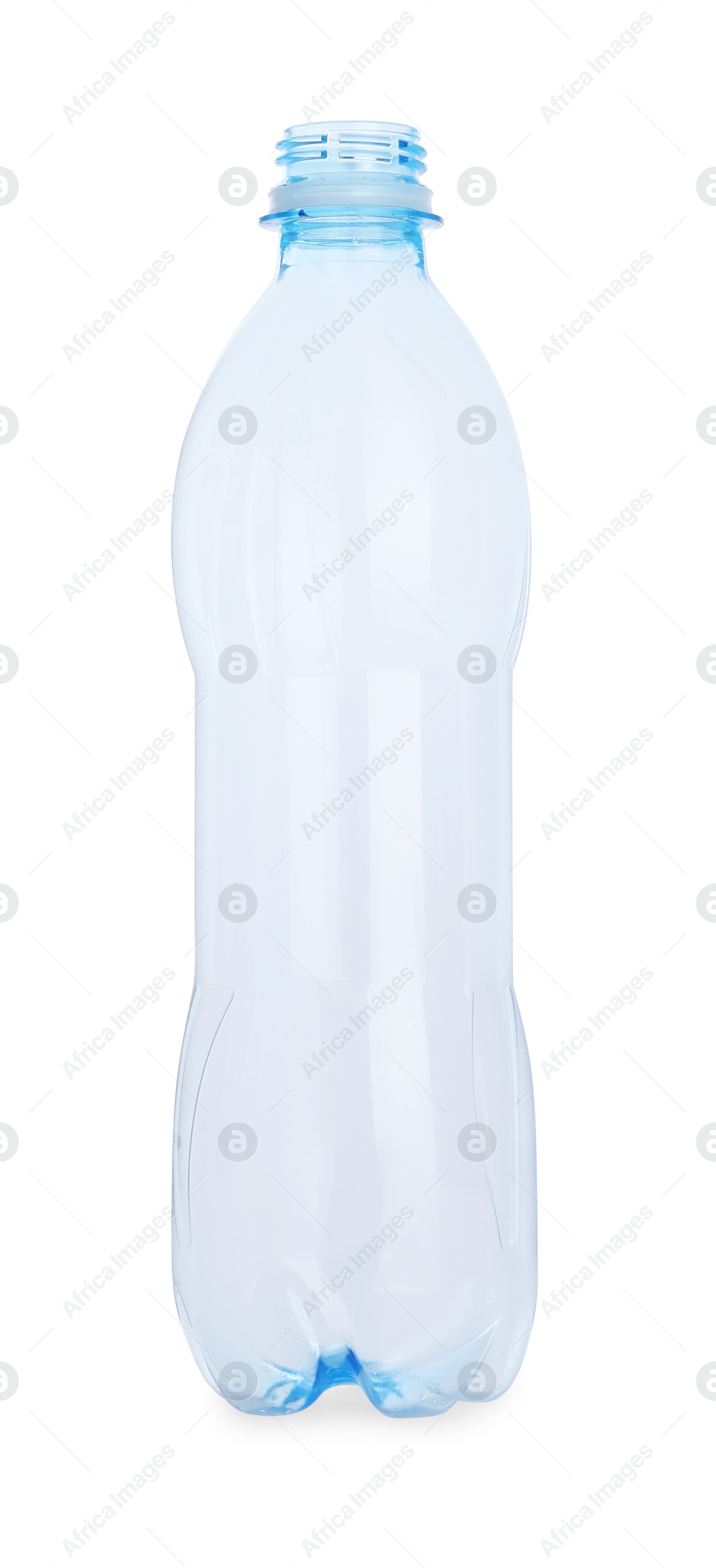 Photo of Plastic bottle of water isolated on white