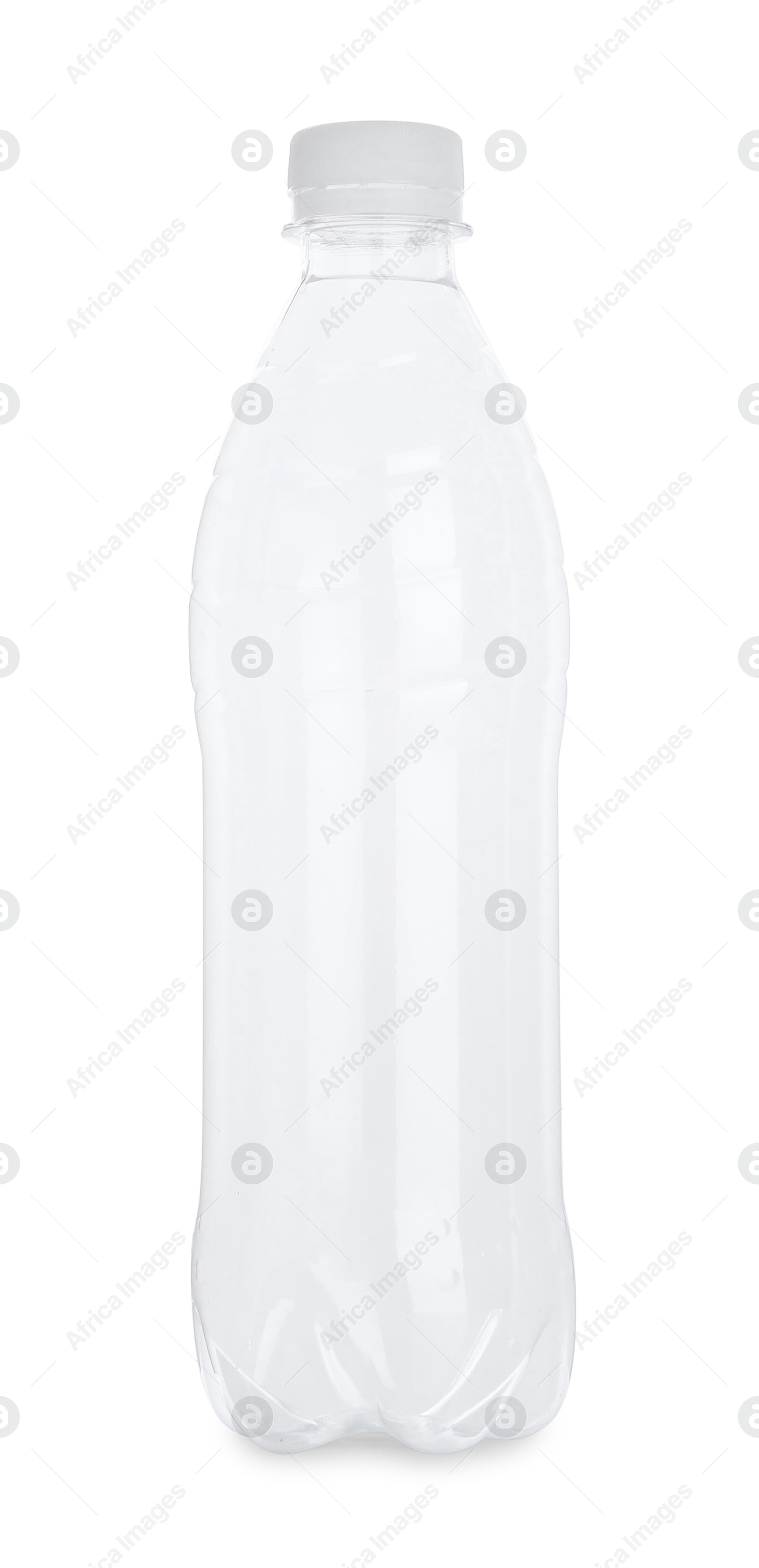 Photo of Plastic bottle of water isolated on white