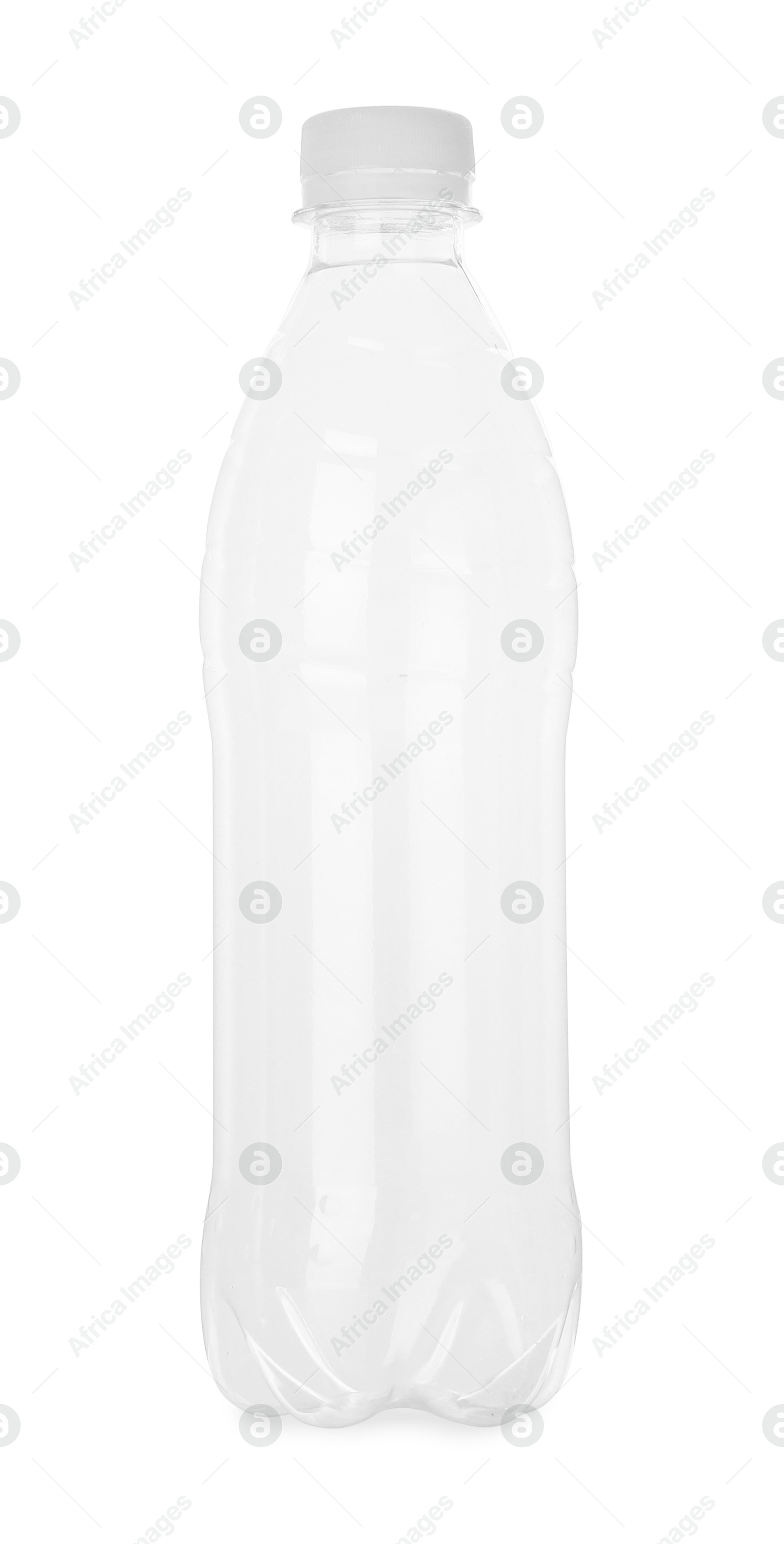 Photo of Plastic bottle of water isolated on white