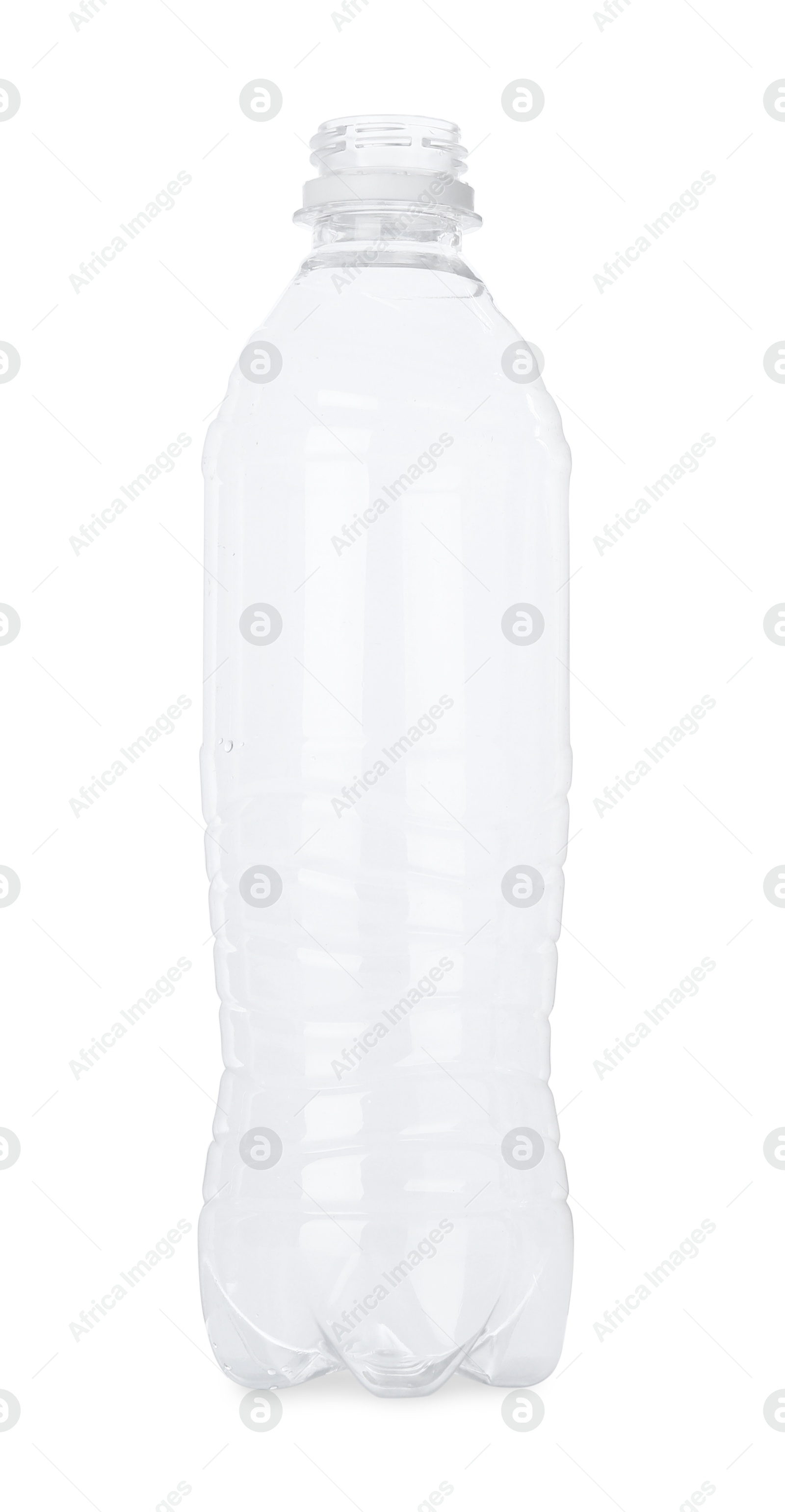 Photo of Plastic bottle of water isolated on white