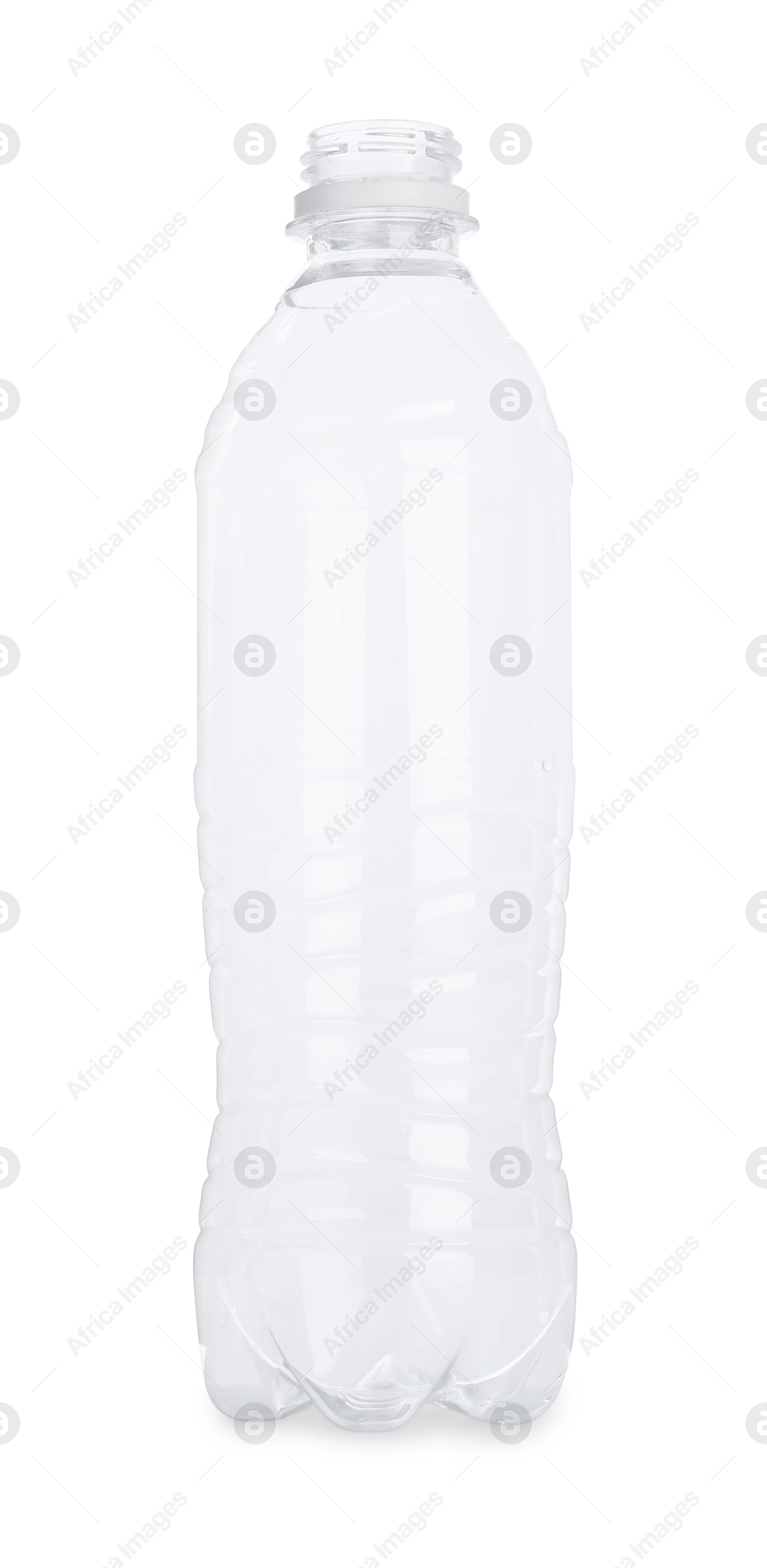 Photo of Plastic bottle of water isolated on white