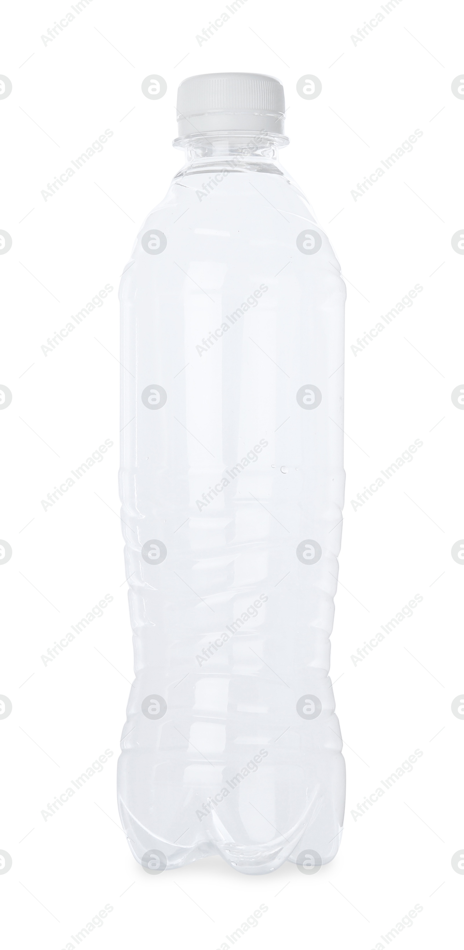 Photo of Plastic bottle of water isolated on white