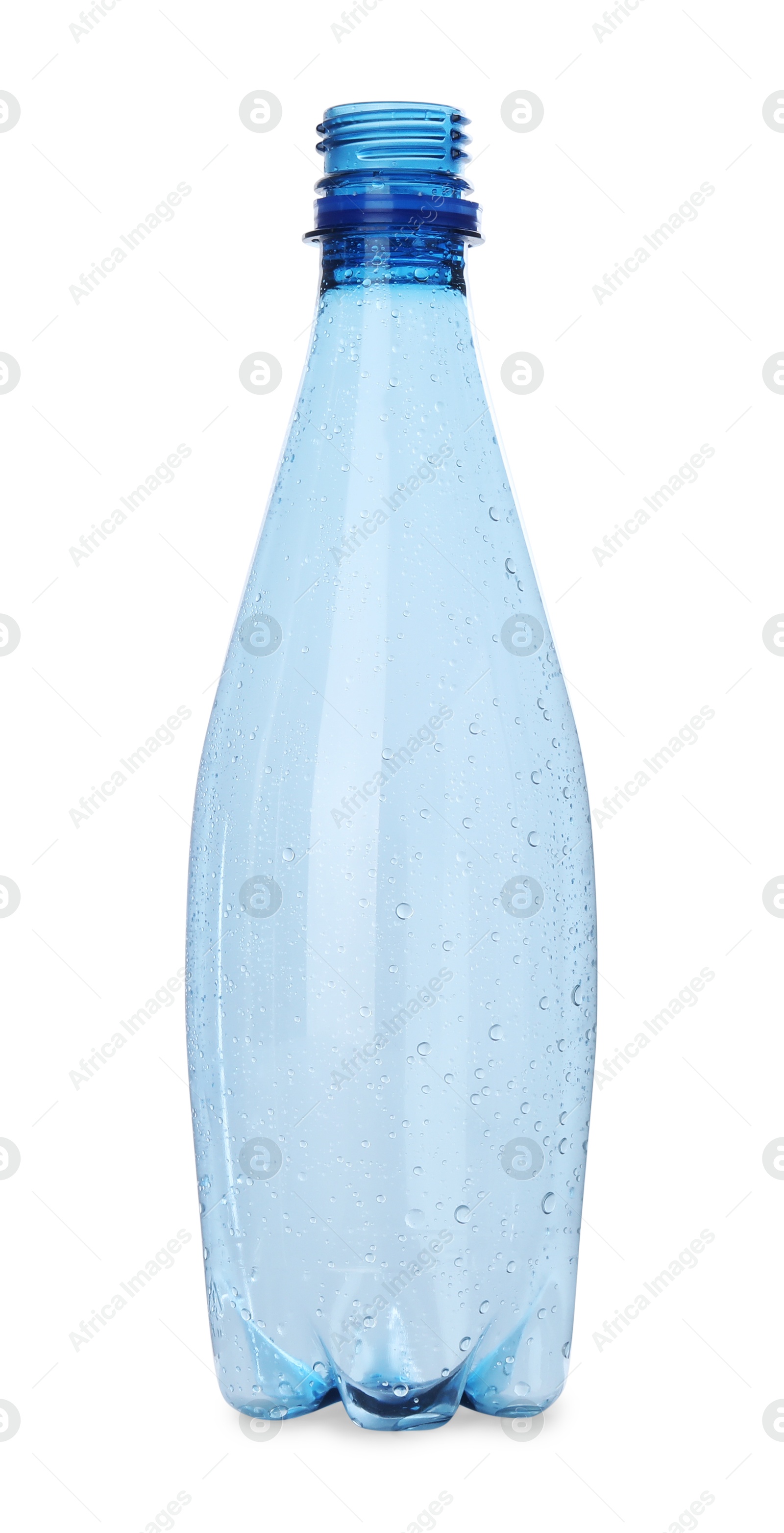 Photo of Plastic bottle of water isolated on white