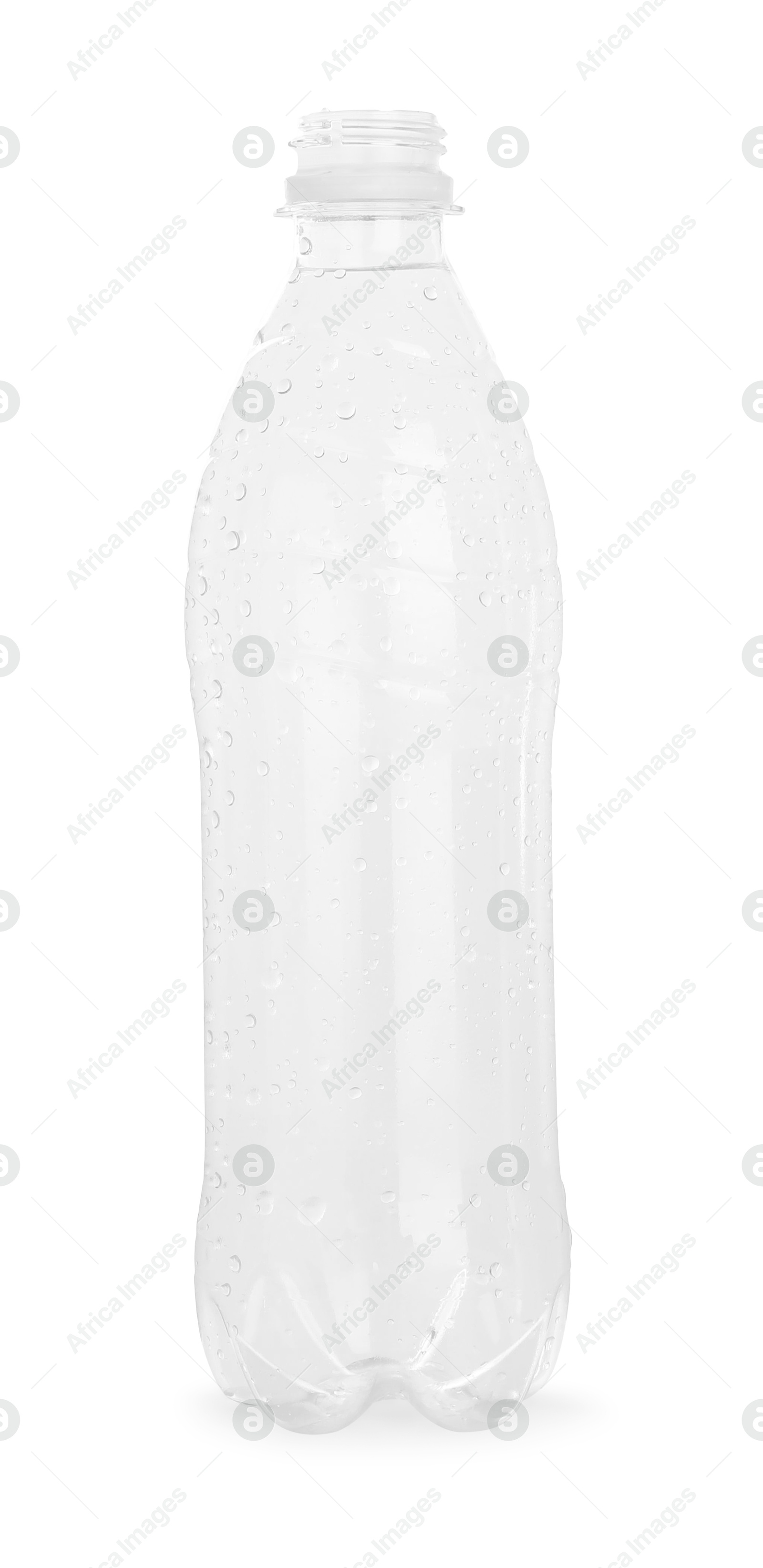 Photo of Plastic bottle of water isolated on white