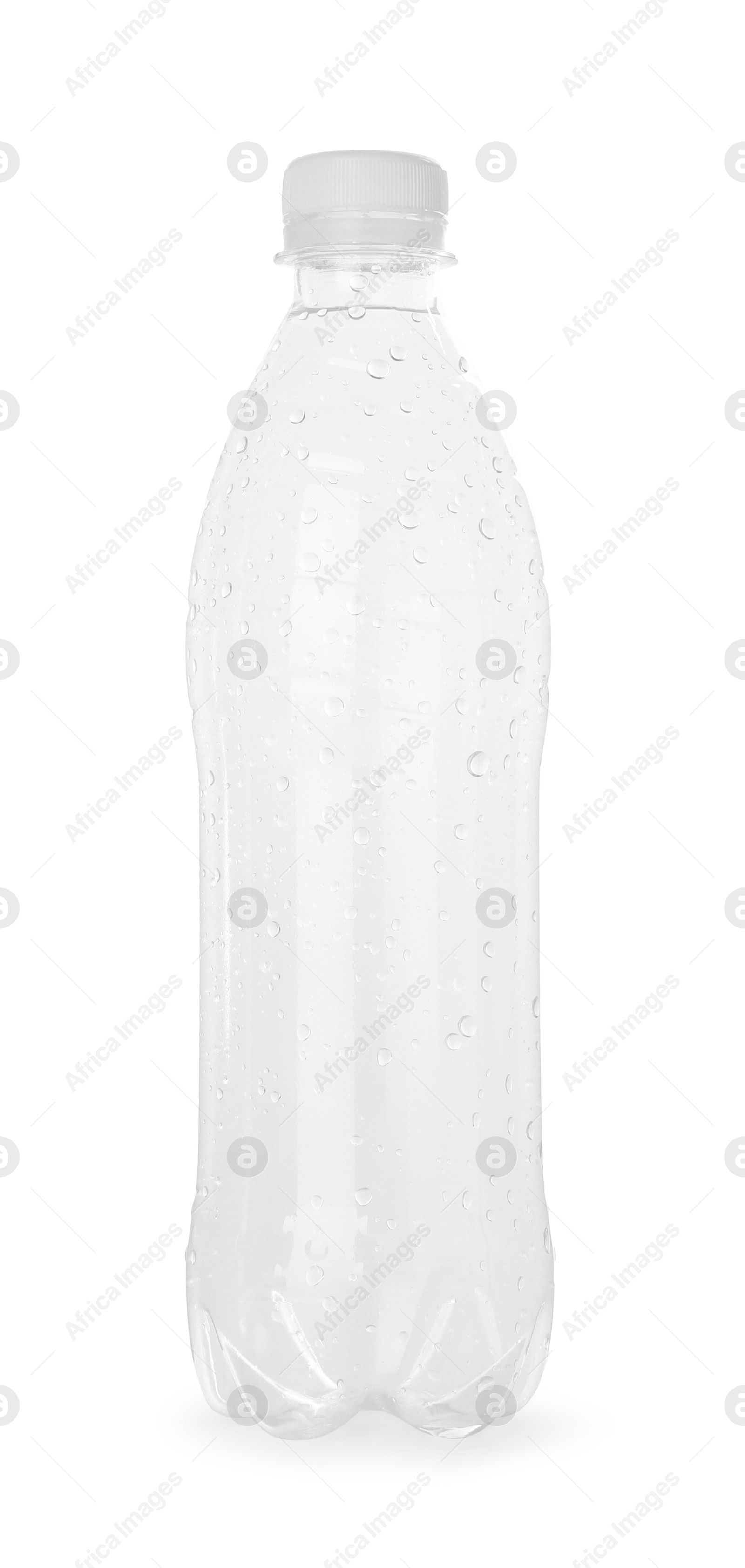 Photo of Plastic bottle of water isolated on white