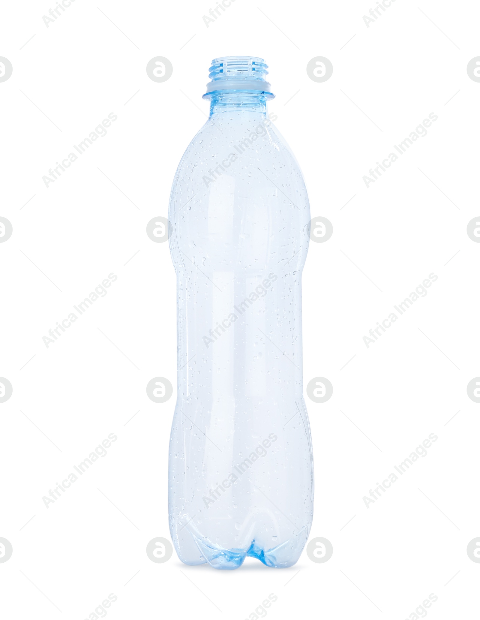 Photo of Plastic bottle of water isolated on white