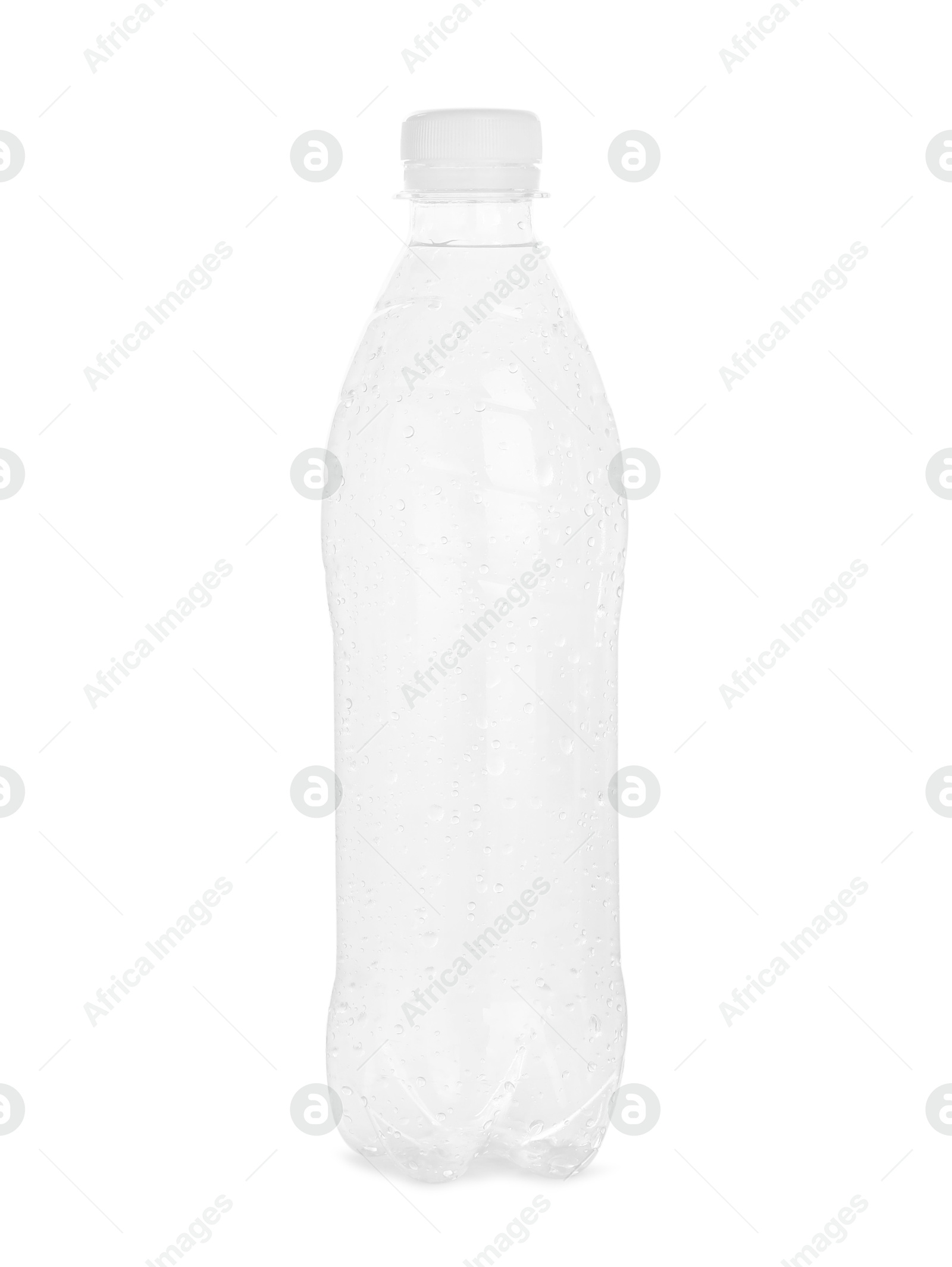 Photo of Plastic bottle of water isolated on white