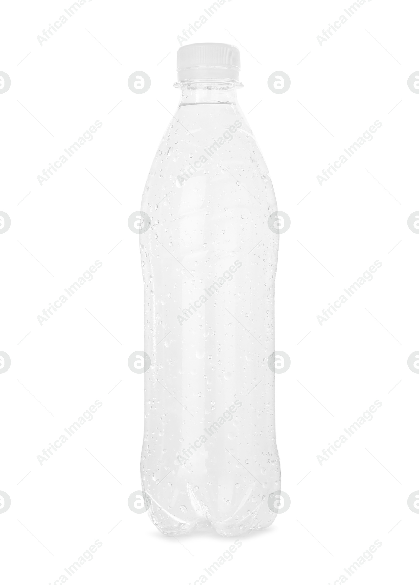 Photo of Plastic bottle of water isolated on white