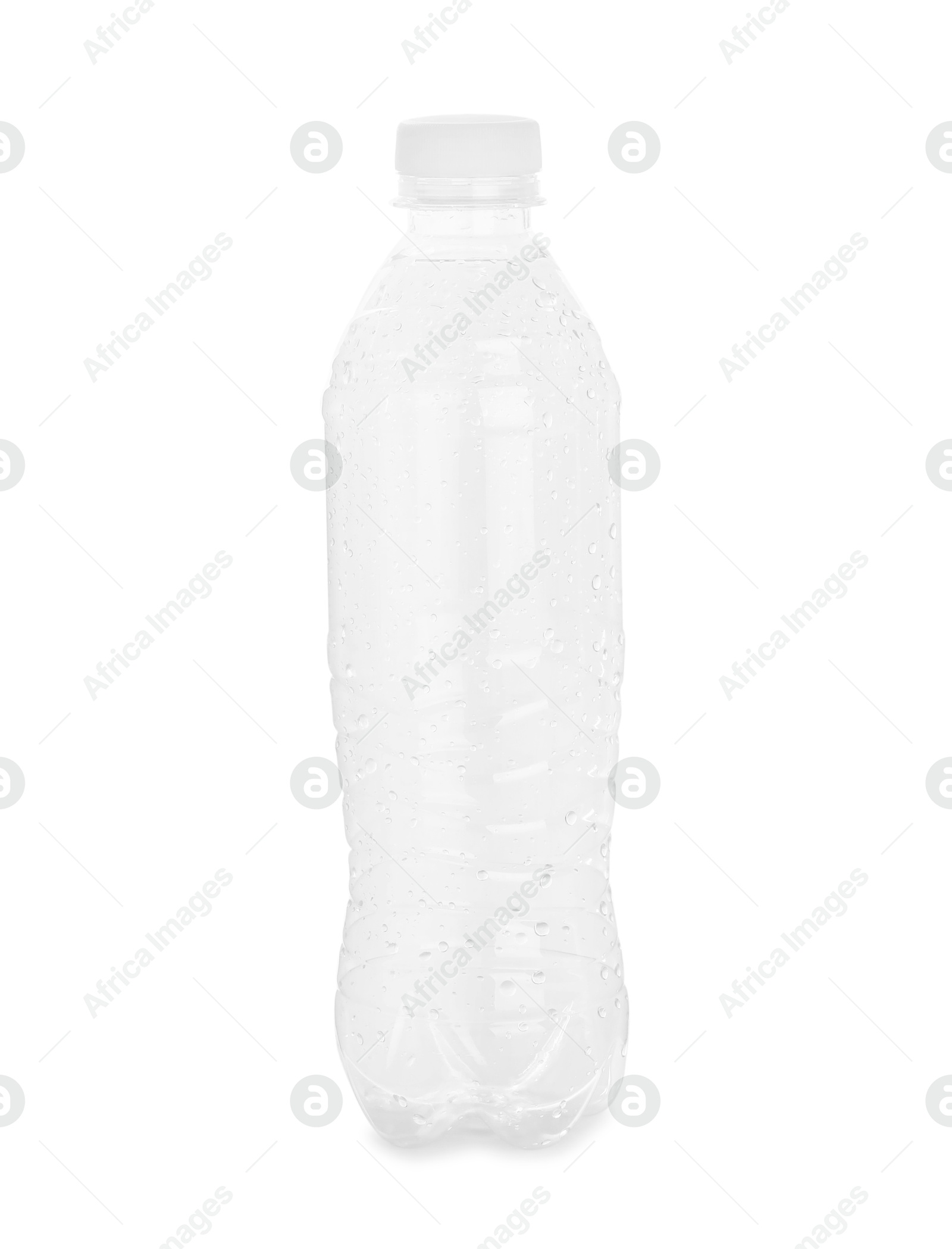 Photo of Plastic bottle of water isolated on white