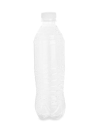 Plastic bottle of water isolated on white